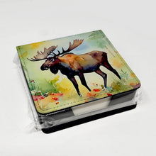 Load image into Gallery viewer, Moose PU Leather Note Paper Holder
