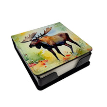 Load image into Gallery viewer, Moose PU Leather Note Paper Holder