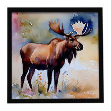 Load image into Gallery viewer, Moose Framed Metal Print