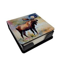Load image into Gallery viewer, Moose PU Leather Note Paper Holder