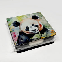 Load image into Gallery viewer, Panda PU Leather Note Paper Holder