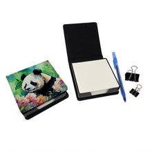 Load image into Gallery viewer, Panda PU Leather Note Paper Holder