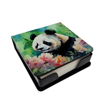 Load image into Gallery viewer, Panda PU Leather Note Paper Holder