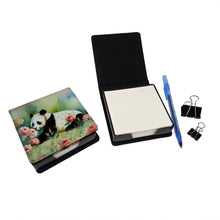 Load image into Gallery viewer, Panda PU Leather Note Paper Holder