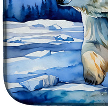 Load image into Gallery viewer, Polar Bear Dish Drying Mat