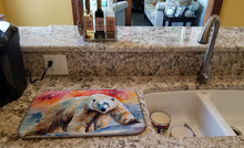 Load image into Gallery viewer, Polar Bear Dish Drying Mat