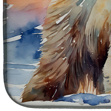 Load image into Gallery viewer, Polar Bear Dish Drying Mat
