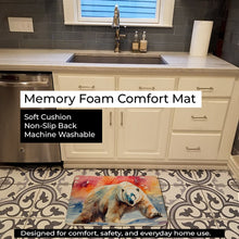Load image into Gallery viewer, Polar Bear Memory Foam Kitchen Mat DAC2976RUG