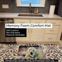 Load image into Gallery viewer, Polar Bear Memory Foam Kitchen Mat DAC2977RUG