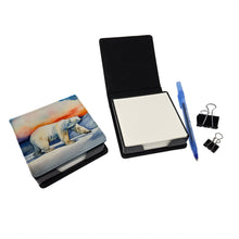 Load image into Gallery viewer, Polar Bear PU Leather Note Paper Holder