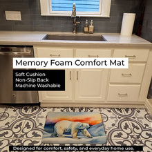 Load image into Gallery viewer, Polar Bear Memory Foam Kitchen Mat DAC2978RUG