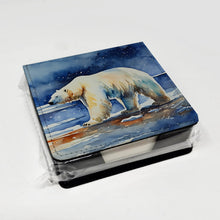 Load image into Gallery viewer, Polar Bear PU Leather Note Paper Holder
