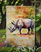 Load image into Gallery viewer, Rhinoceros Garden Flag – Outdoor Decorative Yard Flag