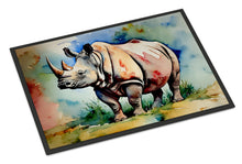 Load image into Gallery viewer, Rhinoceros Doormat - 18X27 Indoor / Outdoor Rug | Made in USA