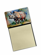 Load image into Gallery viewer, Rhinoceros Sticky Note Holder- Refiilable Desk Accessory Note Pad