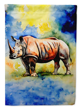 Load image into Gallery viewer, Rhinoceros Garden Flag – Outdoor Decorative Yard Flag