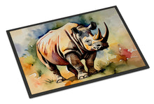Load image into Gallery viewer, Rhinoceros Doormat - Large 24x36 – Indoor/Outdoor Floor Mat with Artistic Flair