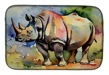 Load image into Gallery viewer, Rhinoceros Dish Drying Mat