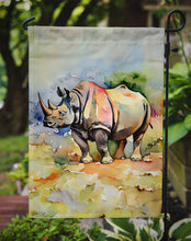 Load image into Gallery viewer, Rhinoceros Garden Flag – Outdoor Decorative Yard Flag