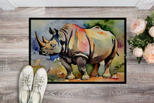 Load image into Gallery viewer, Rhinoceros Doormat - Large 24x36 – Indoor/Outdoor Floor Mat with Artistic Flair