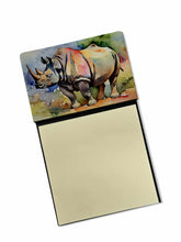 Load image into Gallery viewer, Rhinoceros Sticky Note Holder- Refiilable Desk Accessory Note Pad