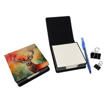 Load image into Gallery viewer, Deer Stag PU Leather Note Paper Holder