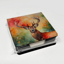 Load image into Gallery viewer, Deer Stag PU Leather Note Paper Holder