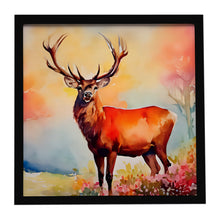 Load image into Gallery viewer, Deer Stag Framed Metal Print