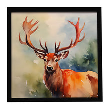 Load image into Gallery viewer, Deer Stag Framed Metal Print