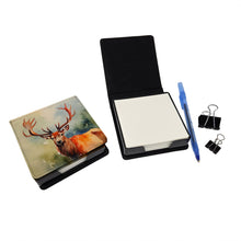 Load image into Gallery viewer, Deer Stag PU Leather Note Paper Holder