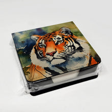 Load image into Gallery viewer, Tiger PU Leather Note Paper Holder