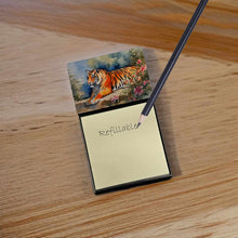 Load image into Gallery viewer, Tiger Sticky Note Holder- Refiilable Desk Accessory Note Pad