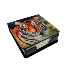 Load image into Gallery viewer, Tiger PU Leather Note Paper Holder