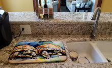 Load image into Gallery viewer, Turtles Tortoises Dish Drying Mat
