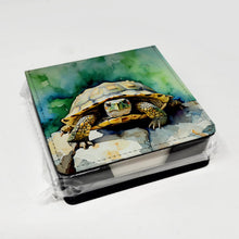Load image into Gallery viewer, Turtles Tortoises PU Leather Note Paper Holder
