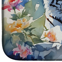 Load image into Gallery viewer, White Tiger Dish Drying Mat