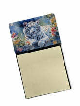 Load image into Gallery viewer, White Tiger Sticky Note Holder- Refiilable Desk Accessory Note Pad
