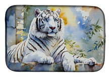 Load image into Gallery viewer, White Tiger Dish Drying Mat