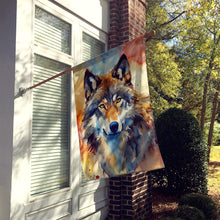 Load image into Gallery viewer, Wolves Wolf  House Flag