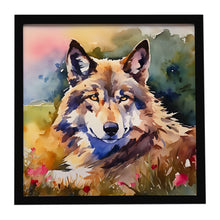 Load image into Gallery viewer, Wolves Wolf  Framed Metal Print