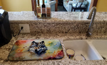Load image into Gallery viewer, Wolves Wolf  Dish Drying Mat