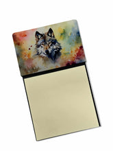 Load image into Gallery viewer, Wolves Wolf  Sticky Note Holder- Refiilable Desk Accessory Note Pad