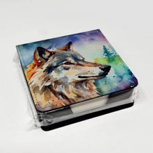 Load image into Gallery viewer, Wolves Wolf  PU Leather Note Paper Holder