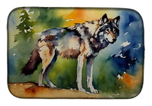 Load image into Gallery viewer, Wolves Wolf  Dish Drying Mat