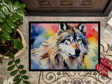 Load image into Gallery viewer, Wolves Wolf  Doormat - 18X27 Indoor / Outdoor Rug | Made in USA