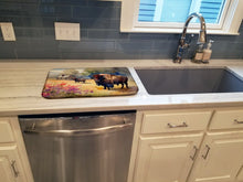 Load image into Gallery viewer, Wood Bison Dish Drying Mat