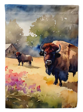 Load image into Gallery viewer, Wood Bison Garden Flag – Outdoor Decorative Yard Flag