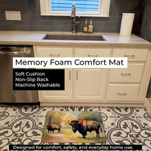 Load image into Gallery viewer, Wood Bison Memory Foam Kitchen Mat DAC3011RUG