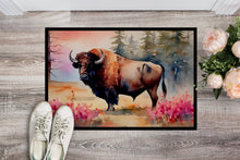 Load image into Gallery viewer, Wood Bison Doormat - Large 24x36 – Indoor/Outdoor Floor Mat with Artistic Flair