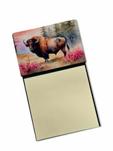 Load image into Gallery viewer, Wood Bison Sticky Note Holder- Refiilable Desk Accessory Note Pad
